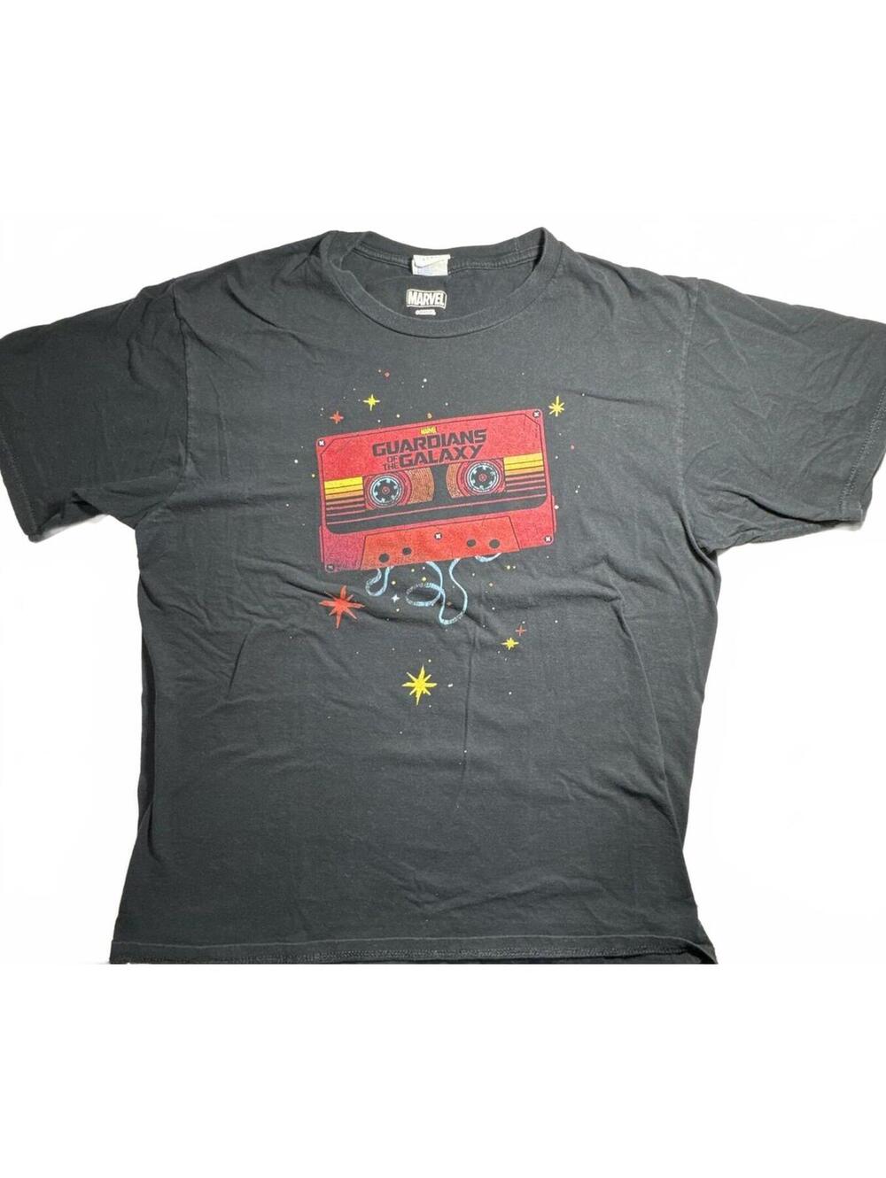 Marvel Guardians of the Galaxy Awesome Mix Cassette Graphic T-Shirt Large